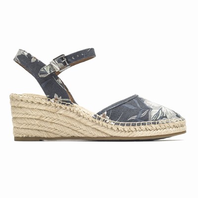 Rockport Marah Mid Espadrille Sandalen Damen Navy LFH-649831